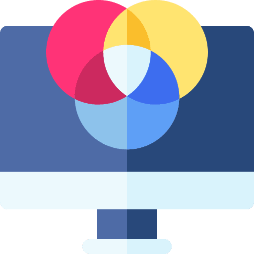 Design webpage design color palette icon