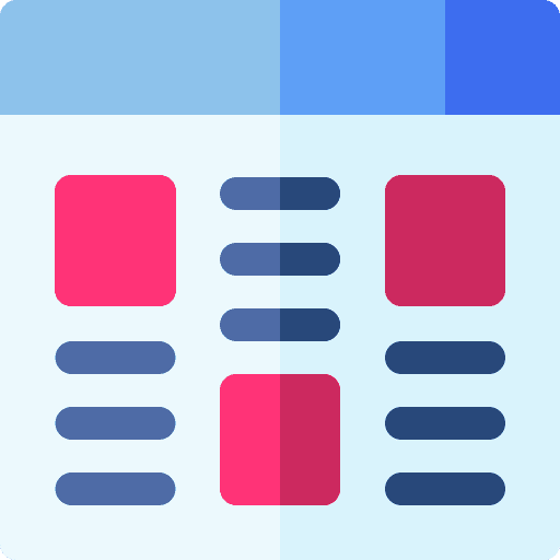 Layout seo and web development web design icon