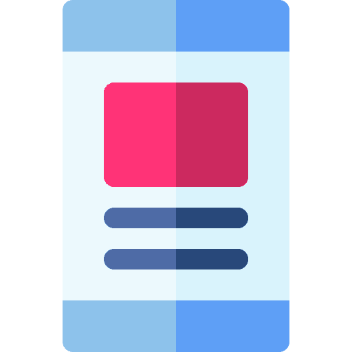 Mobile view layout seo and web icon