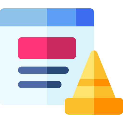 Under construction under construction web development website icon