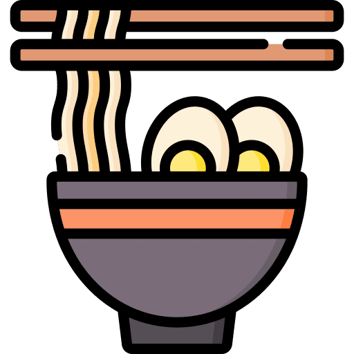 Toshikoshi soba japanese new years eve asian icon