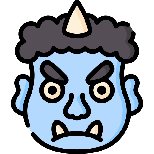 Hannya japanese hannya demon icon