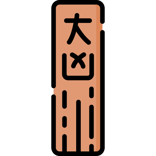 Omikuji omikuji paper traditional icon