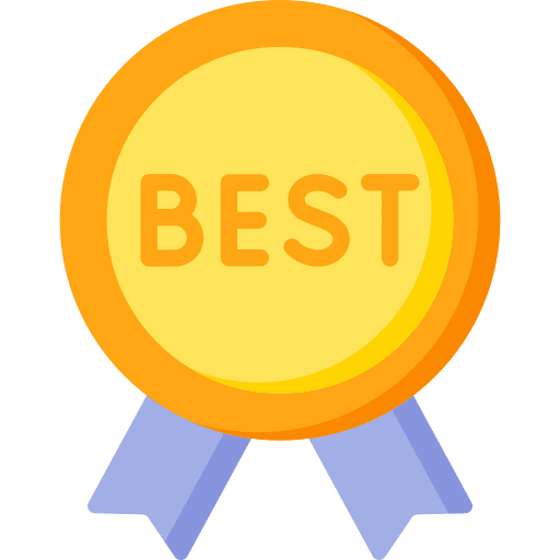 Best best practice favorite best choice icon