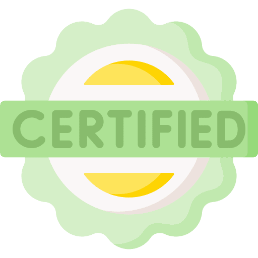 Certified badge certified sticker icon