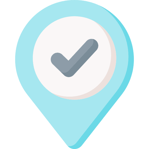 Check location check point icon