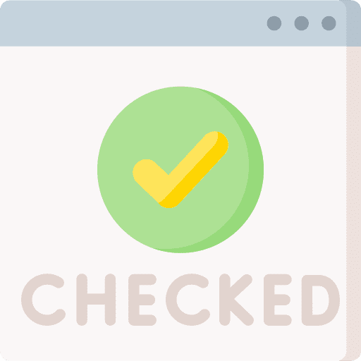 Checking browser checking seo and web icon