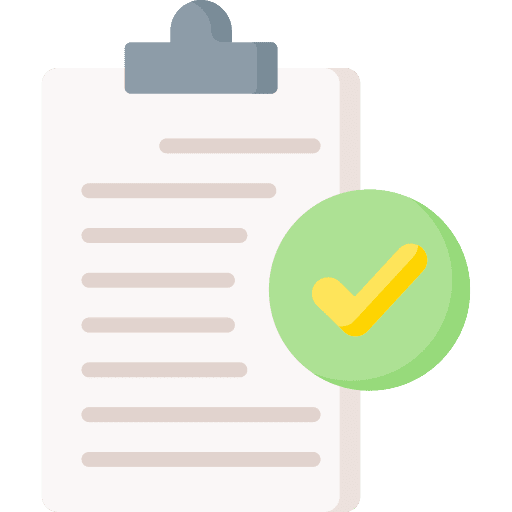 Evaluation check clipboard criteria icon