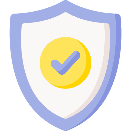 Protection safe check protection icon