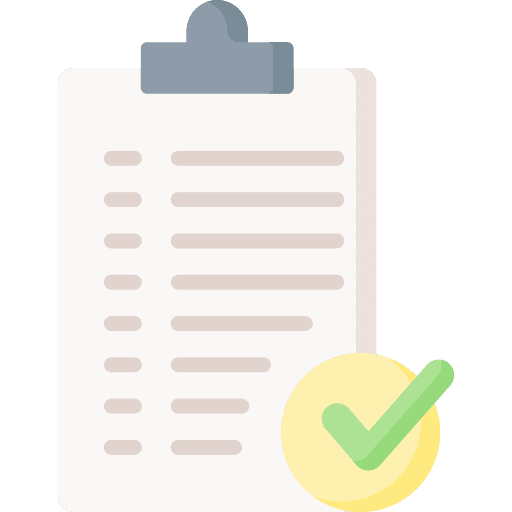 Checklist paper approve document icon