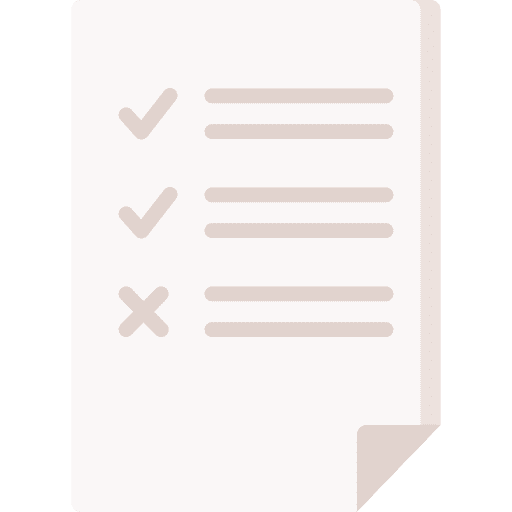 Procedure file criteria document icon