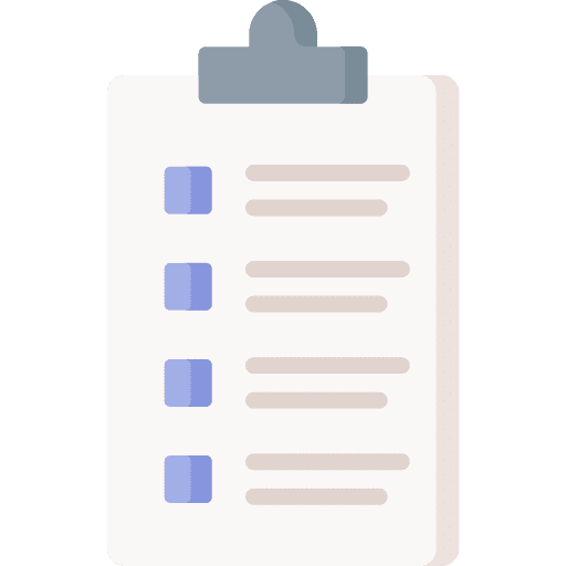 Checklist exam clipboard checklist icon