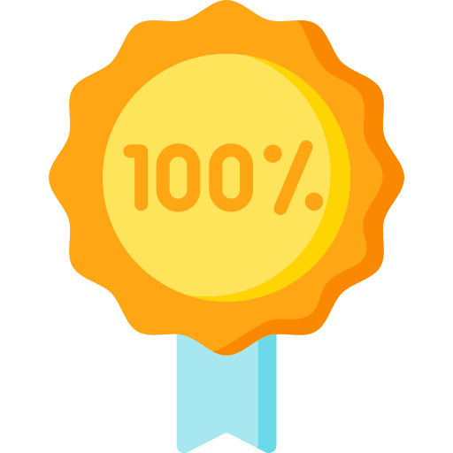 Original badge certification quality control icon