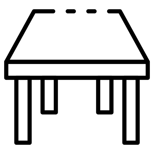 Dining table dining table table furniture and household icon