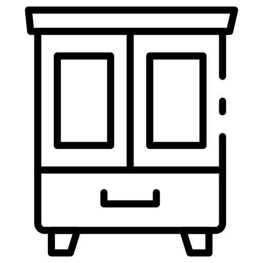 Cabinet drawer cabinet drawer wardrobe furniture and household icon