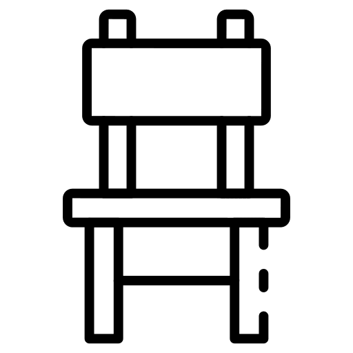 Chair sitting seat chair icon