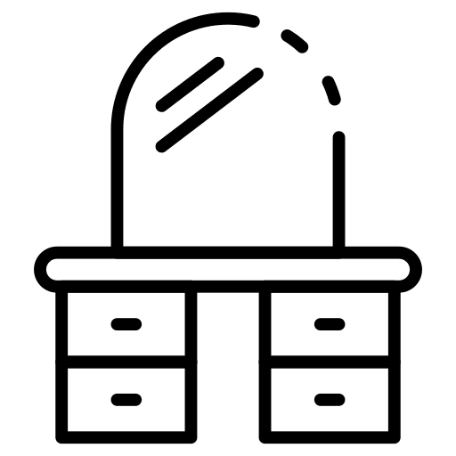 Dressing table furniture and household dressing table beauty icon