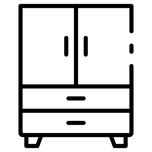 Cabinet furniture and household decoration cabinet icon