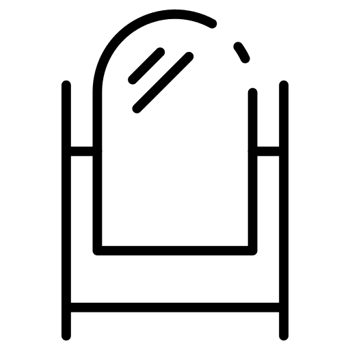 Mirror dressing vanity set beauty icon