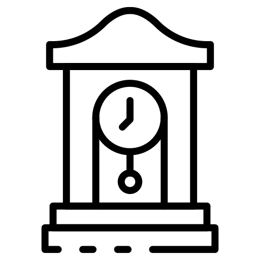 Clock clock pendulum old icon