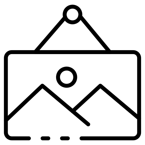 Picture frame picture frame furniture and household hanging icon