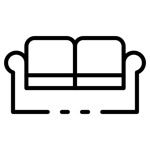 Sofa comfortable couch sofa icon