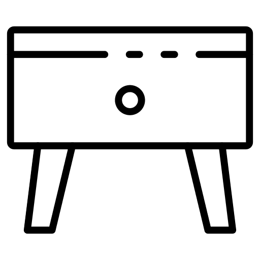 Table drawer table antique icon