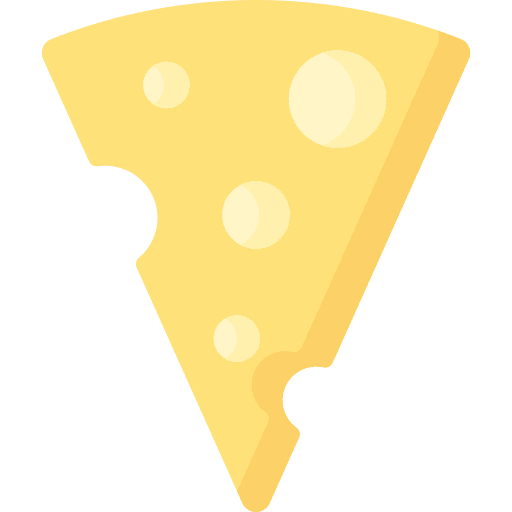 Cheese slice fattening cheese slice food and restaurant icon
