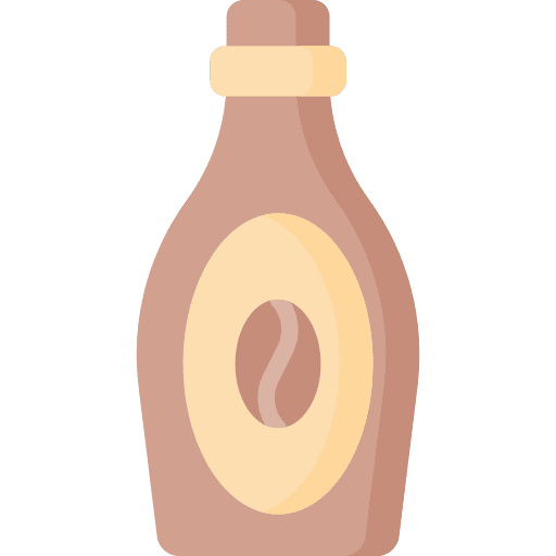 Syrup flavour bottle food and restaurant icon