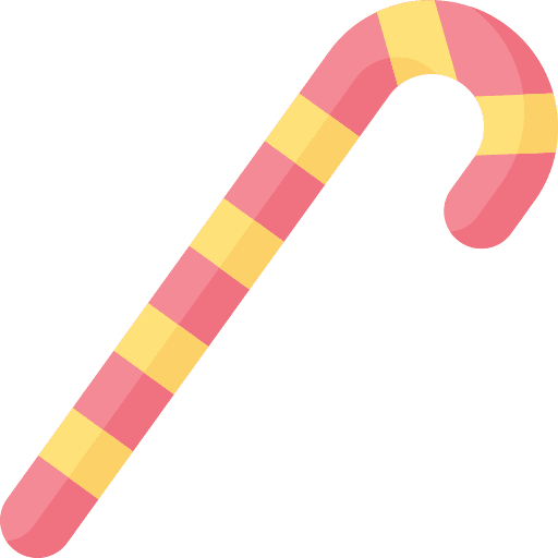 Candy cane xmas candy cane sweet icon