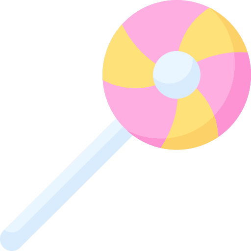 Lollipop candy dessert sugar icon