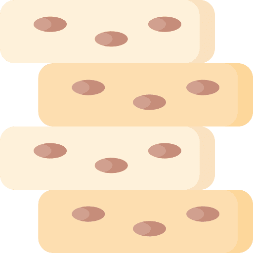 Nougat pile christmas nougat icon