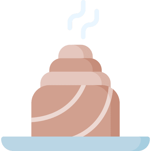 Cinnamon roll sweet food and restaurant dessert icon