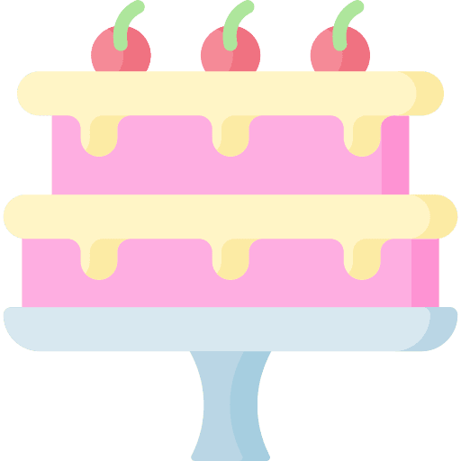 Fruit cake food and restaurant dessert sweet icon