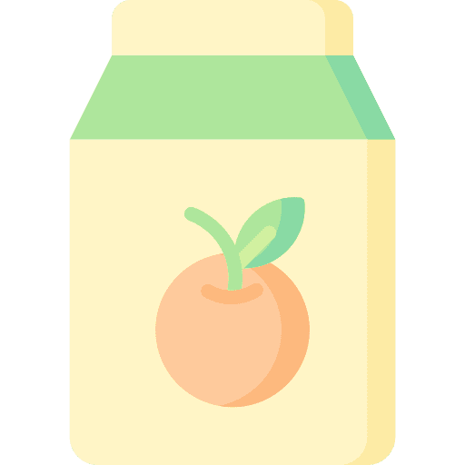 Juice box fresh drink package icon