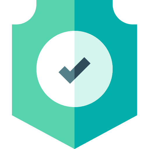 Safe quality check v icon