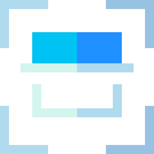 Scan digital technology coding icon