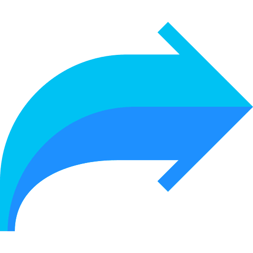 Arrow turn page navigate arrow icon