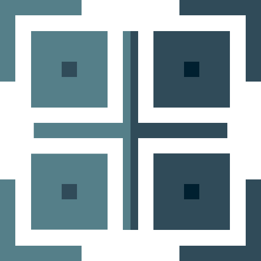 Qr code coding ui quick response code icon