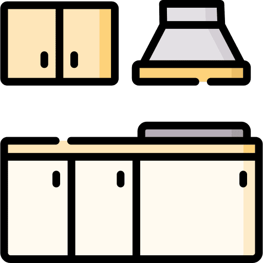Kitchen food and restaurant fridge kitchen icon
