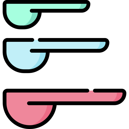 Measuring spoons kitchenware measuring spoons food and restaurant icon