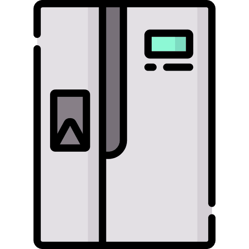 Fridge cold cooler household icon