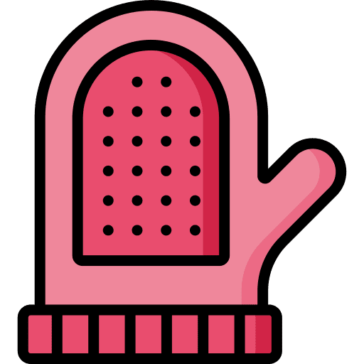 Oven mitt oven mitts double accessory icon