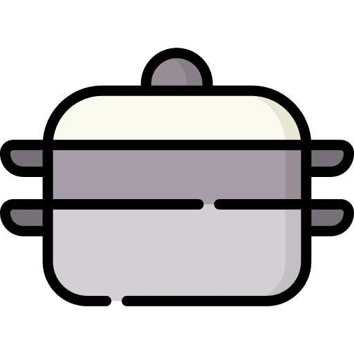 Pot kitchenware boiling pot icon