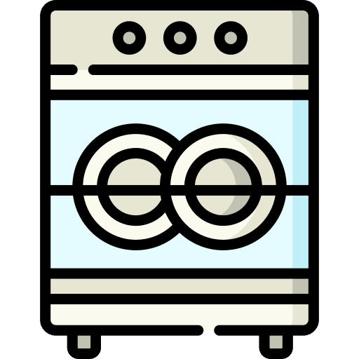 Dishwasher dish plates dishwasher icon