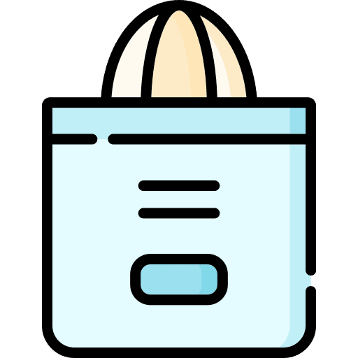 Juicer food and restaurant citrus juicer kitchenware icon