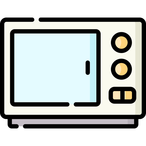 Microwave baker bake microwave icon
