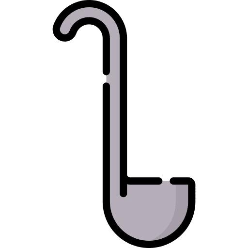 Ladle kitchen utensils spoon ladle icon