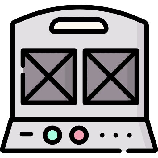 Toaster electronics kitchen equipment icon