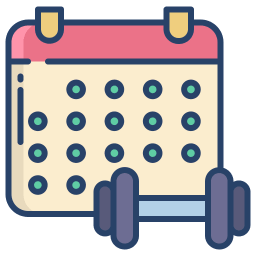 Calendar time and date interface administration icon